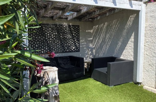 Le Barcares Villa | Villa with private pool + air conditioning + Wifi on the beach not overlooked