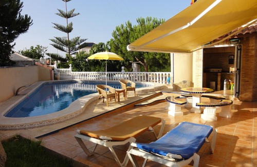 Los Altos House | Villa with private pool with salt water and sea view