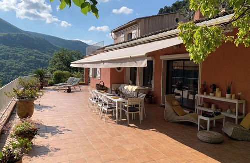Saint-Jeannet Villa | Villa with Sea and Mountains Panoramic breathtaking views.