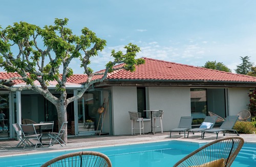 Bias Villa | Villa with swimming pool 6km from Lespecier beach and Mimizan beach, Contis