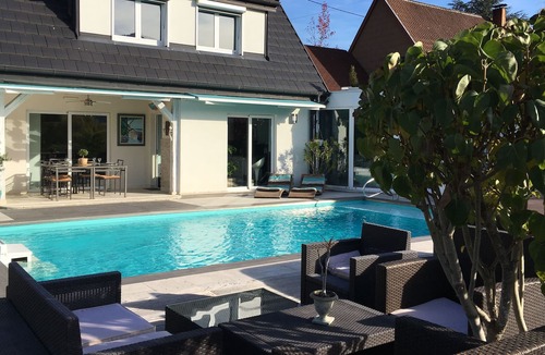 Wihr-au-Val Villa | Villa with views and pool.