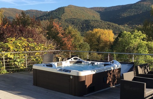Wihr-au-Val Villa | Villa with views and pool.