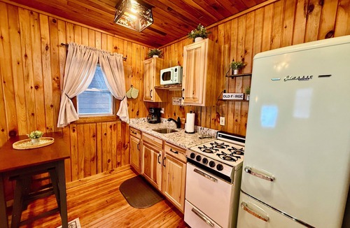 Town of Webb Cottage | Village Cottages East: Town & Trails Cottage for 2 with private Hot Tub!