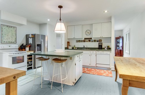 Leland House | Village of Leland Modern Farmhouse On the Village Green. Best Leelanau Location