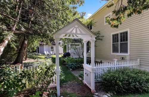 Leland House | Village of Leland Modern Farmhouse On the Village Green. Best Leelanau Location