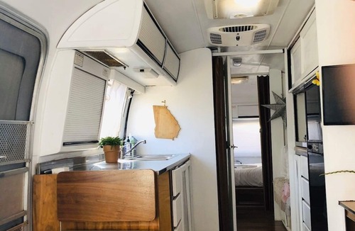 Summerhill Apartment | Vintage Airstream Tiny House on Urban Flower Farm