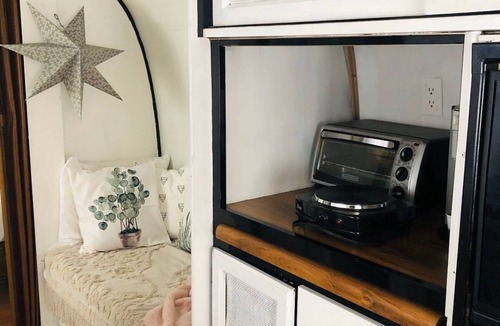 Summerhill Apartment | Vintage Airstream Tiny House on Urban Flower Farm