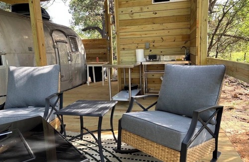 Mineral Wells House | Vintage Airstream Retreat