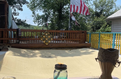 Rockaway Beach Cabin | Vintage Cabins across from the lake ~ TheCircleWayyyBackCabins@Gmail.Com