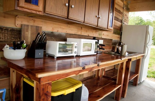 St. Clair House | Vintage Camper Rental Ideal for Glamping in Missouri, MO