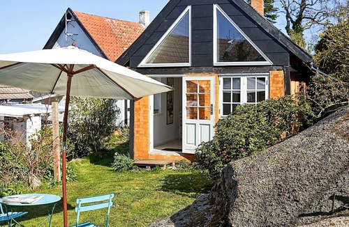 Listed House | Vintage Holiday Home in Svaneke Near Small Harbor