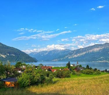 Faulensee House | Vintage Lake View Villa with Outdoor Pool