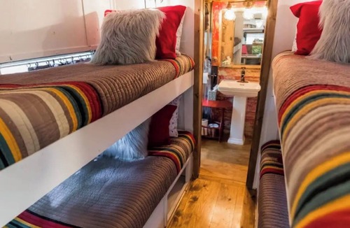 Glen Rose House | Vintage Spartan RV. River Access.