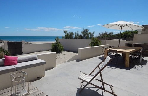Carnon-Plage Villa | Vue Imprenable, Front de Mer, les Pieds Dans L'eau