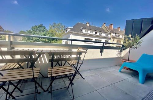 Caen City Centre Apartment | Vue imprenable sur le Château de Caen