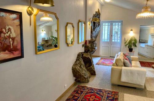 Lastours Apartment | Vue sur les 4 Châteaux Lastours 4 étoiles maison Cabaret Luxe 1 Chambre