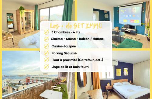 Centre Ville Apartment | Vue Toits d Amiens Sauna & Cinéma Balcon Parking