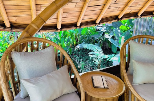 Singapadu Tengah Ski Chalet | Wahem Luanan- Eco Bamboo Home Ubud Bali, River View