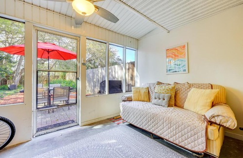 Vilano Beach Apartment | Walk to Beach Gem with Fenced Yard in St Augustine
