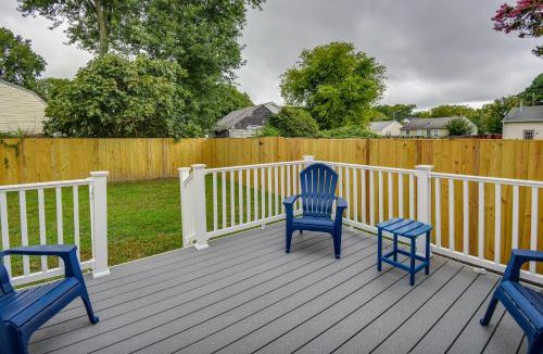 Buckroe Beach House | Walk to Beach Hampton Home with Grill!