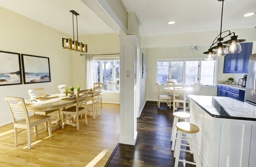 Croatan Beach House | Walk-to-Beach Home with Private Pool, Pet-Friendly