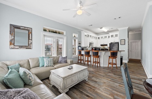 El Centro Beach House | Walk to Beach! 3BR Townhome w/Ocean View Balcony, Grill & Parking in West End