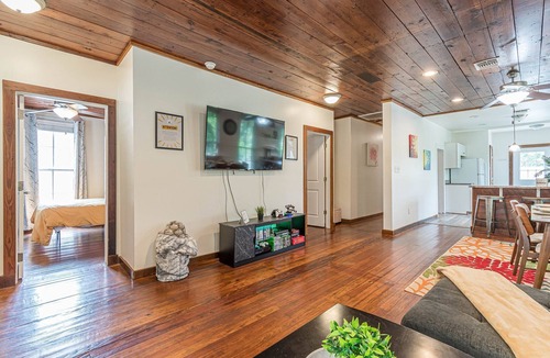 Mahncke Park House | Walk to Botanical Gardens, pets, fenced backyard, playground, PS4, free parking