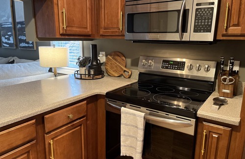 Helen Apartment | WALK to City Center! Elevator & 2 BDRMS just off Main St.