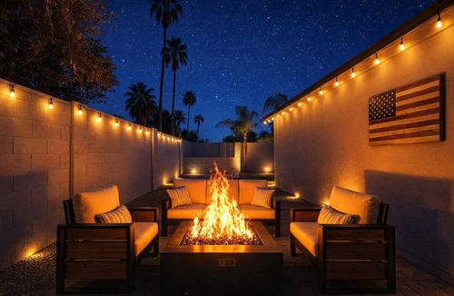 Paradise Valley Village House | Walk to Dining + Shops | Pool, Hot Tub, Putting Green + Fire Pit