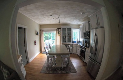 Meredith House | Walk to Downtown Meredith | Private Pool & Hot Tub