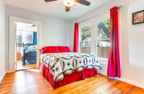 Lockhart House | Walk to Downtown Shops and BBQ Home with Fenced Yard