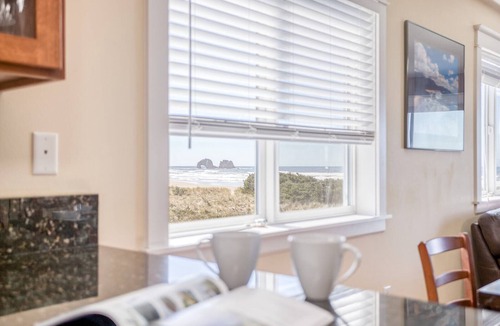 Rockaway Beach House | Walk to Everything! Ocean Views, Twin Rocks, & Steam Train Access