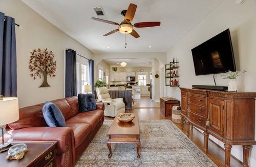 Montgomery House | Walk to Fishing Pond! Wooded Montgomery Retreat