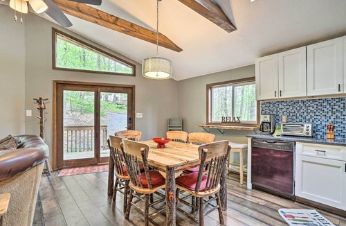 Locust Lake Village Cabin | Walk to Lake & Beach: Pocono Cabin w/Fire Pit