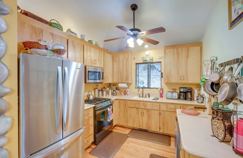 Placerville Cabin | Walk to River: Secluded Placerville Cabin w/Deck