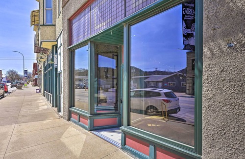 Lansing Apartment | Walk to River: Unique Studio in Renovated Bar!