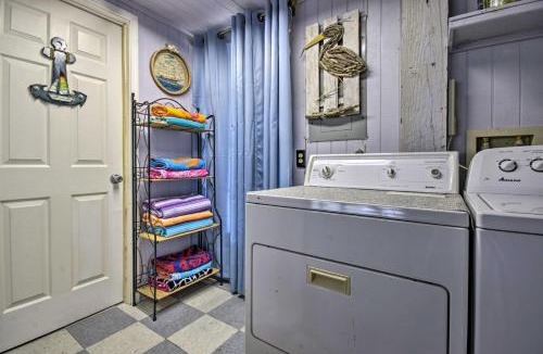 Galveston House | Walk to Sea Isle Beach: Canal-Front Gem w/Pool