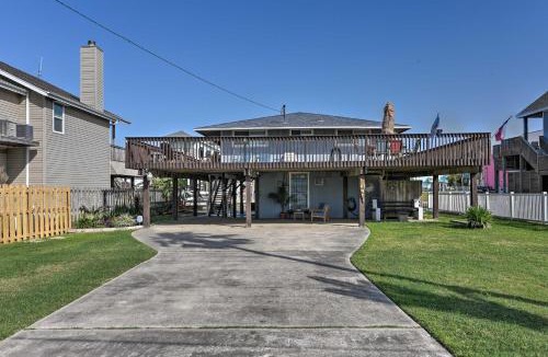Galveston House | Walk to Sea Isle Beach: Canal-Front Gem w/Pool