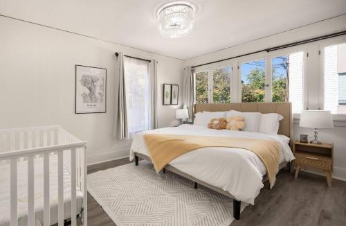 University District House | Walk to UW and Light Rail 3BR Seattle Craftsman With AC Gym 2 Gated Parking Spots and Security