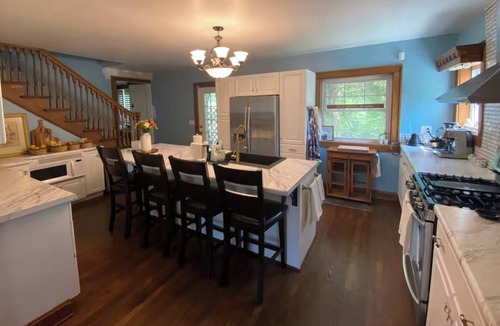 Kansas City House | Walk to World Cup Stadium Private Home + Cabin + 3 Acre Estate