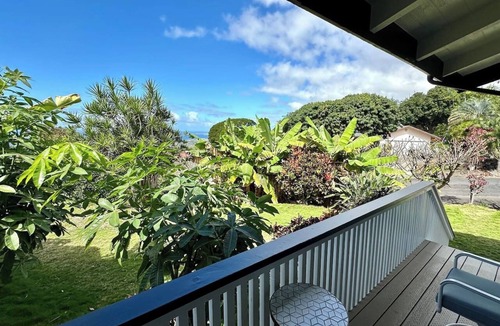 Kahaluu Bay Apartment | Walua Trail Oceanview Hideaway:A/C/W/D/Parking