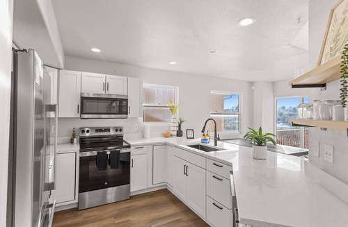 Pueblo West House | Warm 4BR Home with Fire Pit, Sunset Deck,Sleeps 10