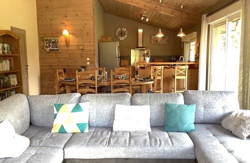Montbrun-les-Bains House | Warm, modern wooden house in a quiet location. Sleeps 8.