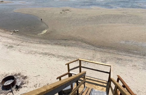 Crystal Beach House | Water Front Beach House - 3BR w BBQ & Sunset!