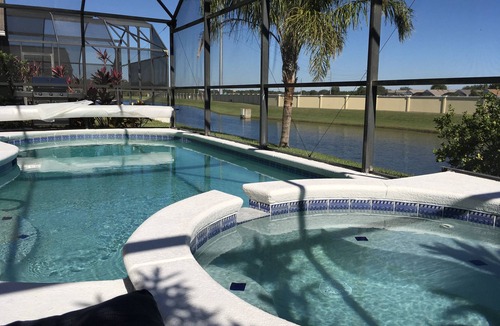 Windsor Palms House | Water View - Pool & Spa - 3.5 miles to Disney - BBQ