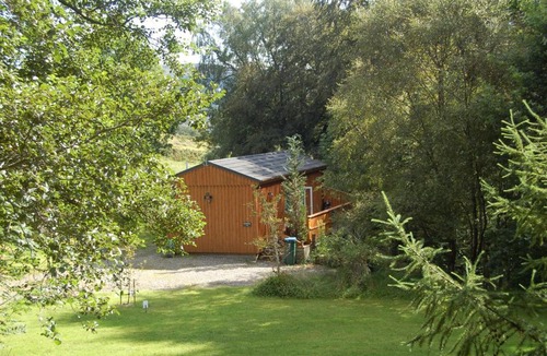 Killin Cabin | Waterfall Lodge - private waterfall and sauna