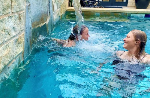 Concan House | Waterfall, Pool, Cabana, Party Pavilion, Kayaks, King Beds, Tropical Oasis!