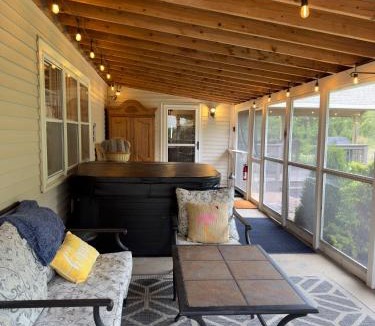 Bristol Hills House | Waterfall Retreat Hot Tub, Pickleball, Fire Pit