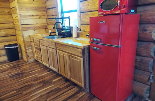 Grove Cabin | Waterfall View Cabin at White Buffalo Lodge;nFamily-friendly with lake access