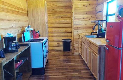 Grove Cabin | Waterfall View Cabin at White Buffalo Lodge;nFamily-friendly with lake access